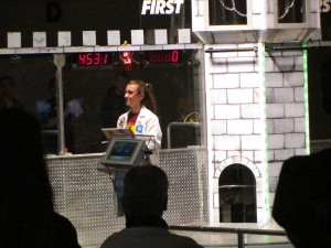 Taylor Johnson Representing Team 4009 as the first alliance captain 