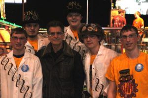 Drive team with the founder of FIRST, Dean Kamen.